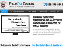 Tablet Screenshot of dentaltrx.com